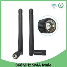 2 шт 868 МГц 915 МГц антенна 3dbi SMA разъем GSM 915 МГц 868 МГц антенна наружный Ретранслятор Сигнала Антенна Водонепроницаемый Lorawan