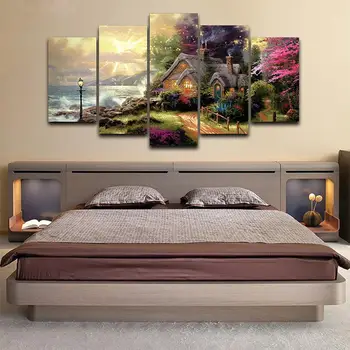 

High quality Print Paintings Gifts Crafts Canvas Picture Posters 5 PCS