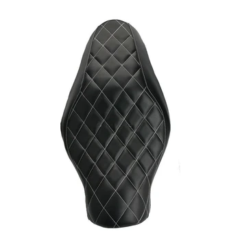 

Motorcycle Diamond Driver Passenger Two Up Seat Cushion For Harley Forty Eight Sportster 883 Iron XL1200