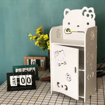 

Children's mini bedside table boy girl creative modern minimalist bedroom simple bedside shelf multi-layer storage