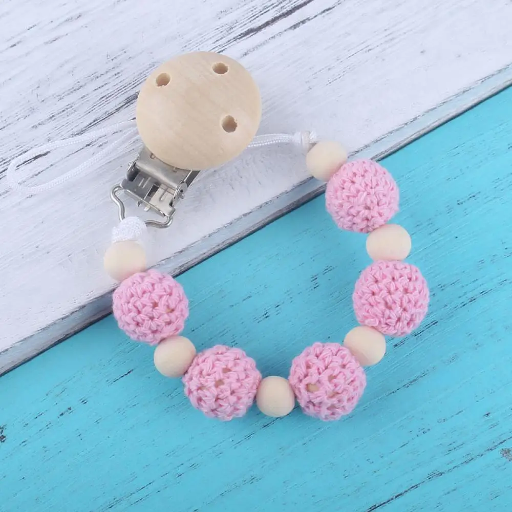 Baby Teether Teething Chain Personality Handmade Pacifier Chain Baby