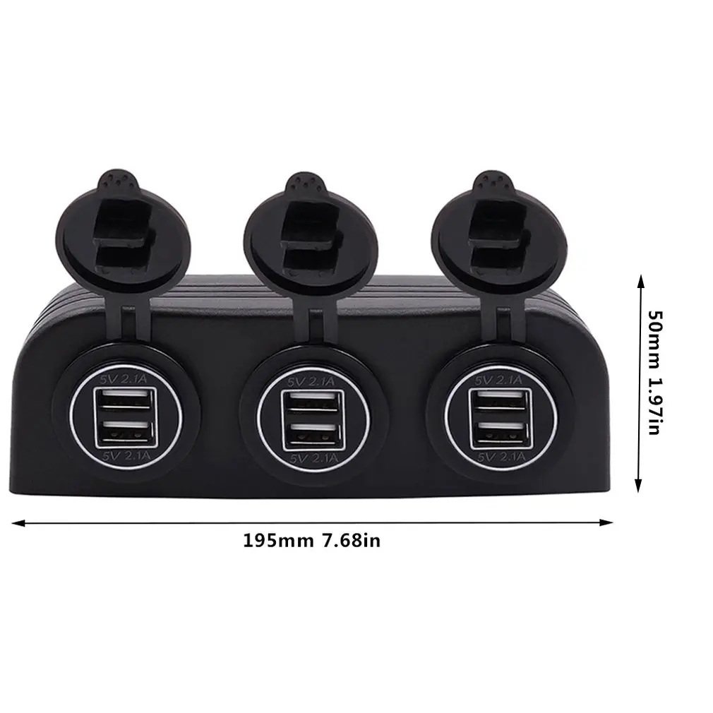 CS-526K1 Автомобиль Мотоцикл Мощность Порты и разъёмы USB адаптер 12 V/24 V пробки прикуривателя автомобиля аксессуары