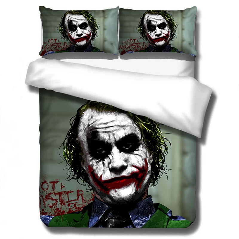 Harley Quinn3D Bedding Set Suicide Squad Duvet Covers Pillowcases DC Comics The Joker Batman Comfor