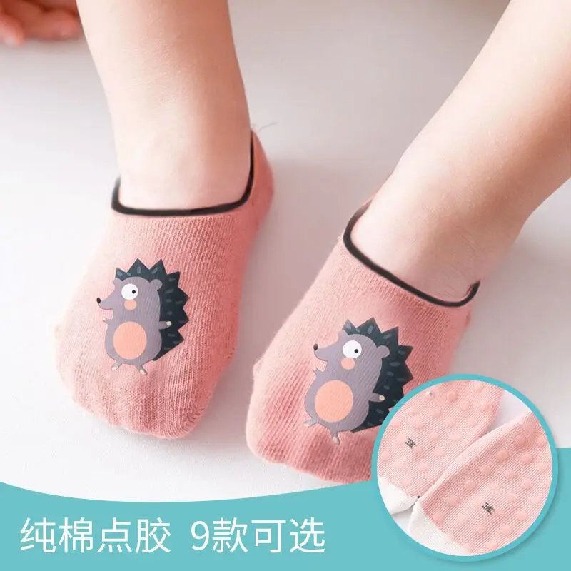Мин liu носки для новорожденных, детей не показывать носки с противоскользящей подошвой носки-тапочки для Сюэ Аюми wa из мультфильмов от 0 до 3 лет, летние носки