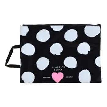 

Cartoon Oxford Chain File Bag A4 Neutral Oxford Cloth Zipper Waterproof Bag File Storage Wearable And Durable