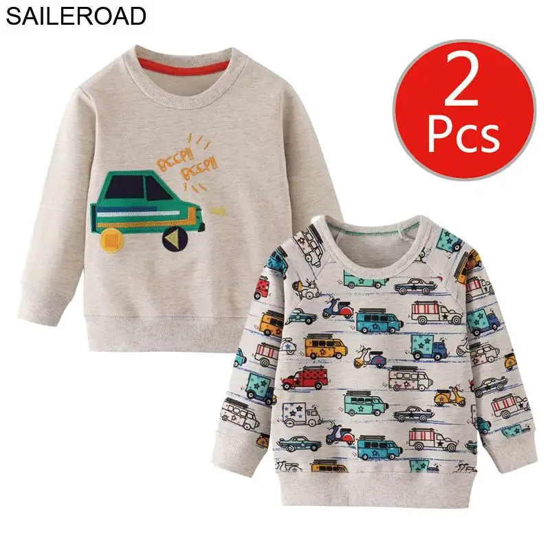 9018 9012 photo SAILEROAD 2 шт. Животная Девушка Толстовка Рождество Олень Дети Толстовки Осень детская Маленькая Одежда Хлопок Детская Толстовка 7 Год - Цвет: 9018 9012 photo