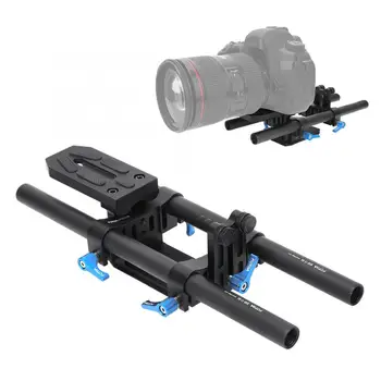 

FOTGA DP500 II Rail Bracket 15mm Rail Rod Support System for DSLR Digital Camera with Lens Support Quick Release Plate
