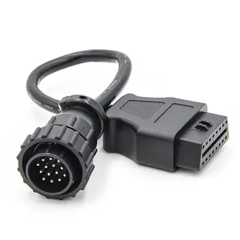 

Truck Cable Adapter Converter Cable OBD1 to OBD2 for benz 14Pin Sprinter Male to OBD2 16Pin Female Car Diagnostic Tool