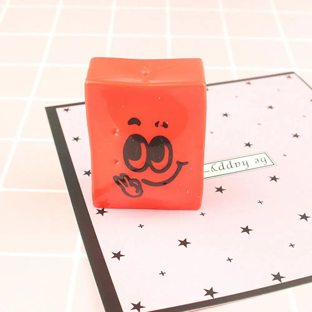 Kuulee милый мягкий Моделирование Tofu Squeeze игрушки Мягкий снятие стресса вентиляционные шары как рождественские подарки