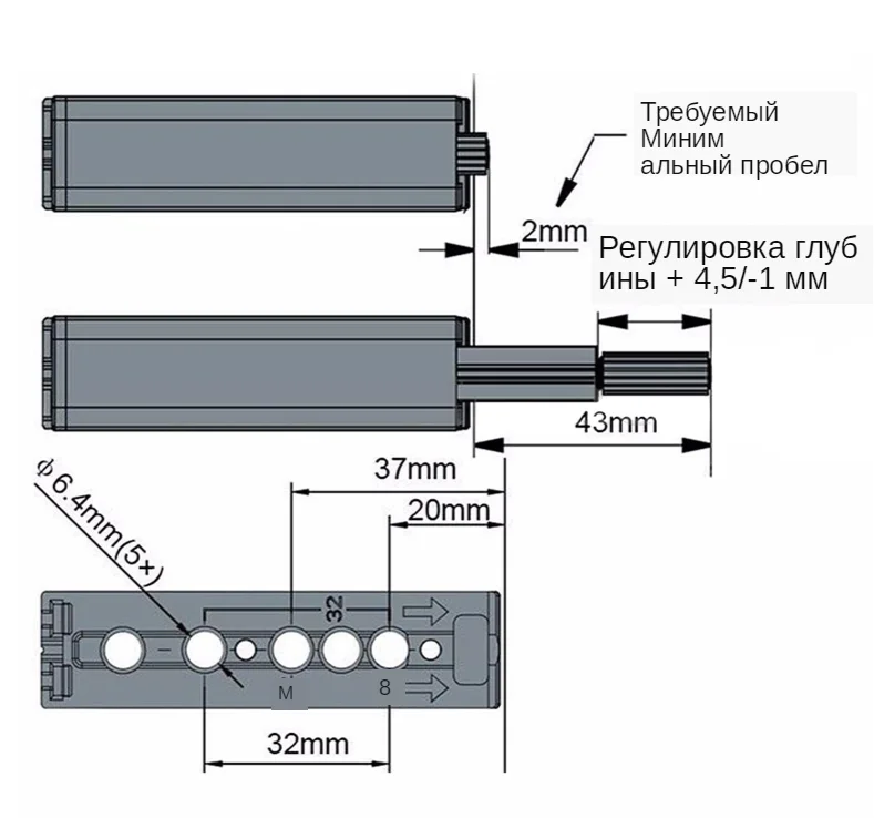 Cabniet Catches Door Stopper Drawer Soft Quiet Closer Push To Open Damper Buffer-03-1
