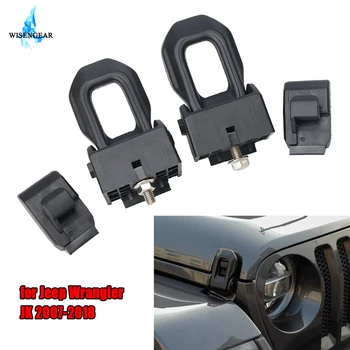 

Car Engine Hood Lock Catch Latch For Jeep Wrangler JK 2007-2018 Stainless Steel ABS Engine Locking Hood Latches Cover Styling