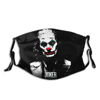 

Joker Art Joaquin Phoenix Reusable Mouth Mask Filters Inside High-Q Dustproof Protection Mask Respirator Muffle