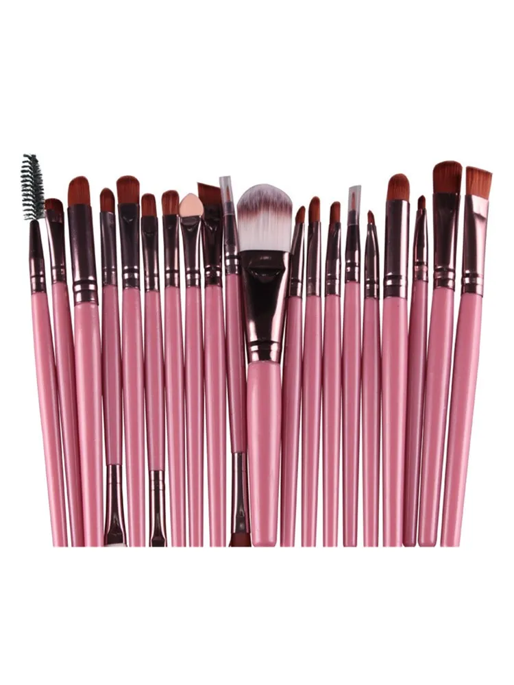 

High Quality Pink Professional 20pcs Makeup Beauty Brush Set Synthetic Hair Custom Logo