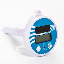 Floating Digital Pool Thermometer Solar Powered Outdoor Pool Thermometer Waterproof LCD Display Spa Thermometer