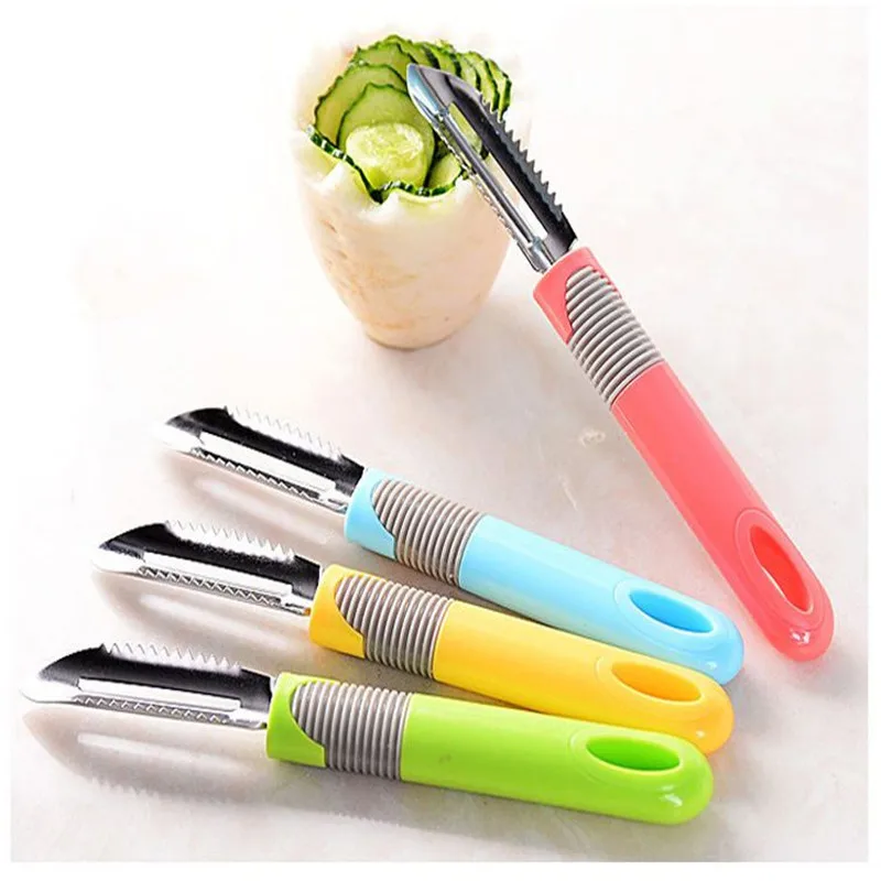 

1pc Fruit Slices Potatoes Apple Fish Scales Peeling Multifunctional Peeler Eco-Friendly Safe Hot Sale