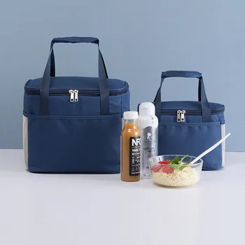 

Oxford Cloth High Capacity Cooler Bag Keep Warm Fresh Cold Outdoor Camping Hiking Picnic Container Household tools Accessories