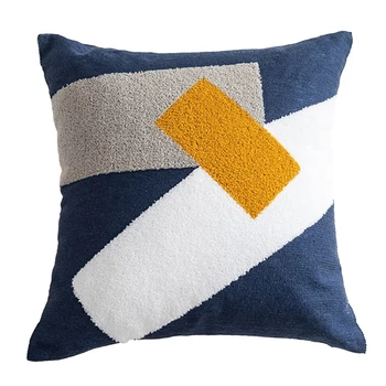 

Cushion Cover 45X45Cm Soft Cozy Home Decoration For Living Room Kid Room Small Fresh Cute Dots Embroidery Pillow Cover New