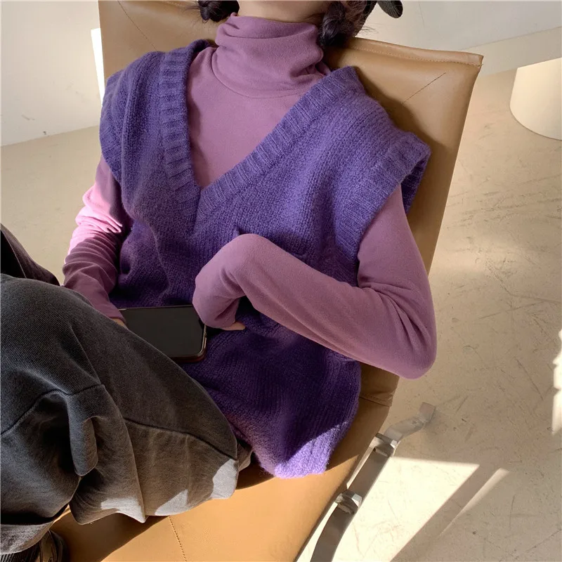 RealShe женские болеро без рукавов с карманами и v-образным вырезом однотонные свитера женские весенние повседневные уличные вязаные свитера Женский пуловер