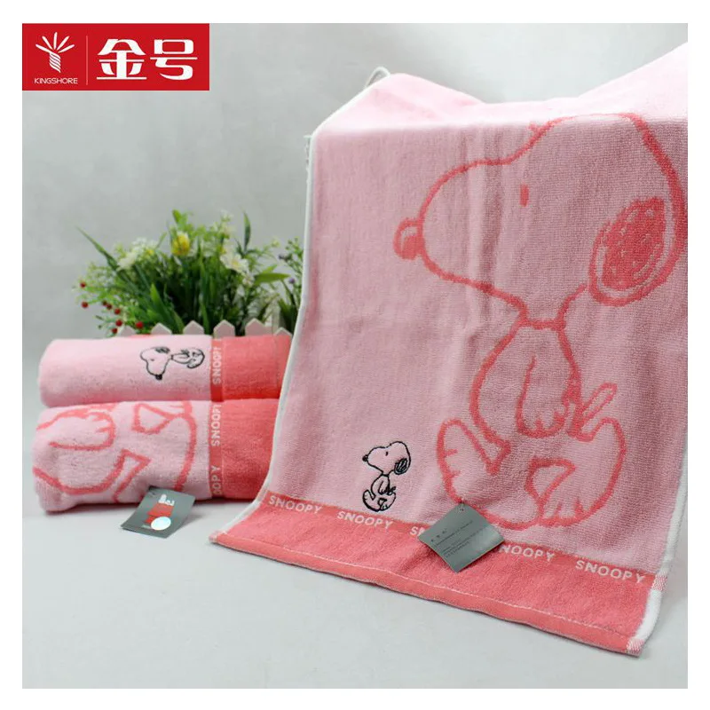

Toalla de playa King Snoopy serie primera Toalla de bordado de satén Jacquard 60*30 Snt1015h