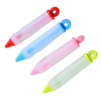 

1Pcs New Silicone Food Writing Pen Chocolate Cake Decorating Tools Cream Cup Icing Piping