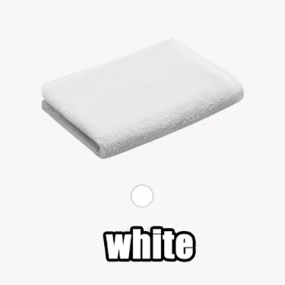 Новинка, полотенце XIAOMI Mijia 32x70 см, хлопок, 5 цветов, сильное поглощение воды, мягкие и удобные пляжные полотенца для лица и рук - Цвет: Белый
