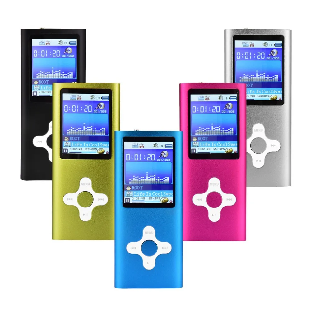 

Fashionable Design 1.8 Inch Screen MP4 Player Built-in 8GB/16GB Memory Video Raido FM Player Music Player Voice Recorder