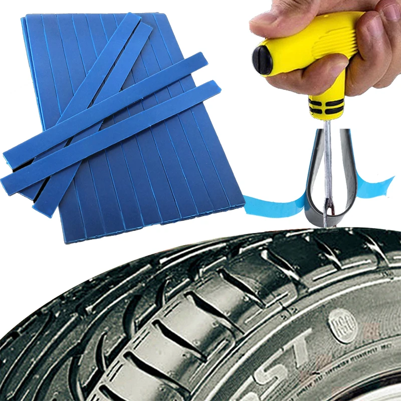 10pcs Car Tire Repair Strips Vacuum Tyre Wheel Repair Rubber Strip