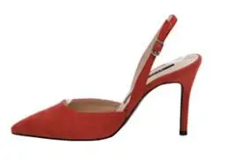 red 6cm QSR/туфли-лодочки Новые весенние туфли на высоком каблуке 6 см/8 см с острым носком; модные пикантные замшевые босоножки с пряжкой на полой подошве - Цвет: red 6cm