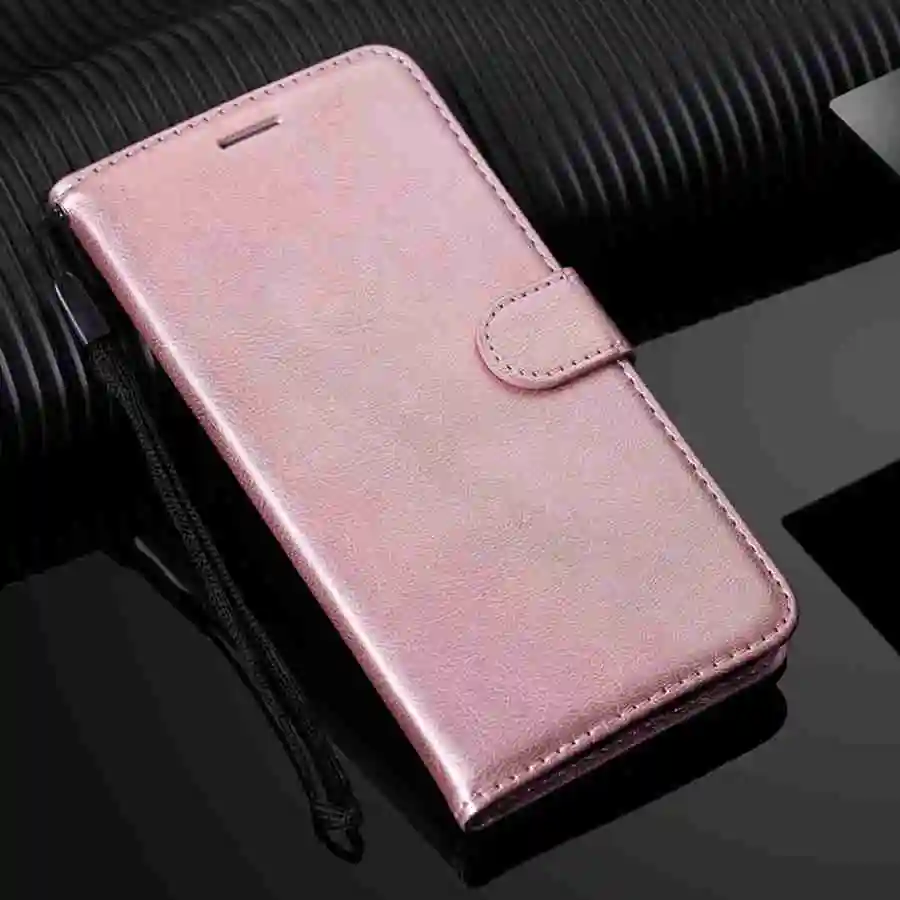 Elegant Leather Flip Wallet Phone Case Cover