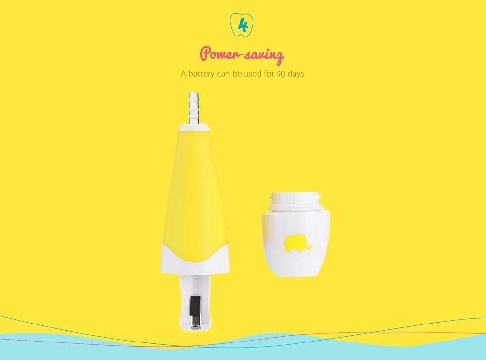 SEAGO EK1 Professional Sonic Electric Toothbrush Intelligent Vibration with LED Lights for Kids Baby