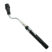 

Mini 3 LED Flexible Flashlight Portable Self Defense Lantern Tactical Torch Lamp Telescopic Baton Light For Camping Working