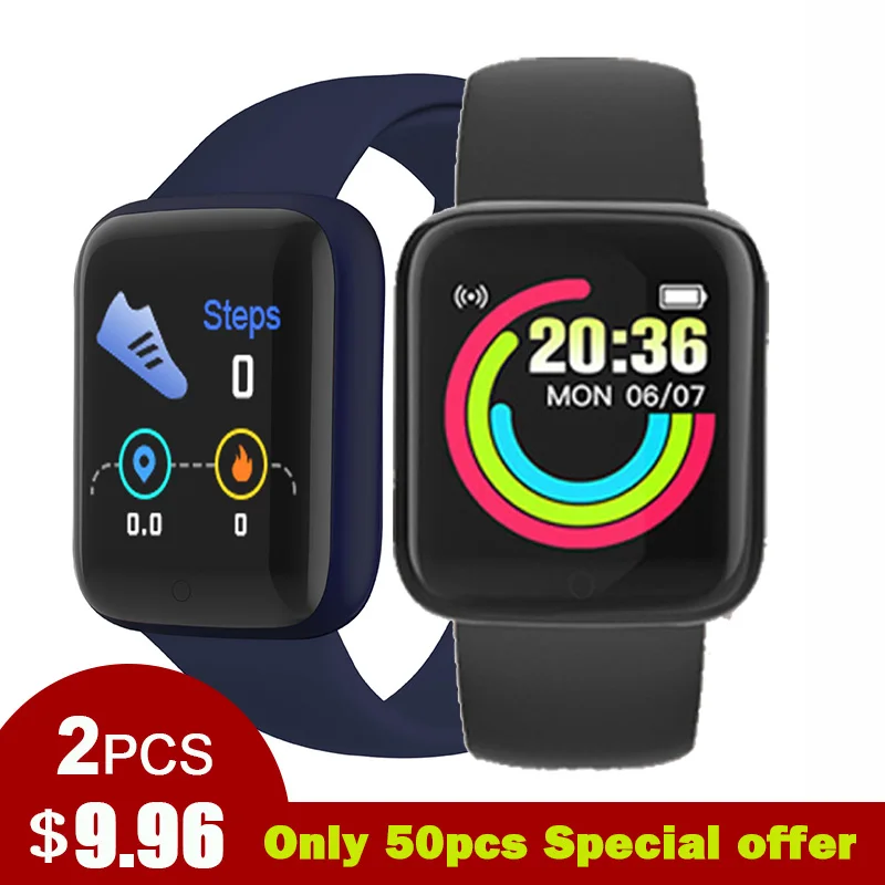 2 шт. детские спортивные умные часы с Шагомером | Электроника