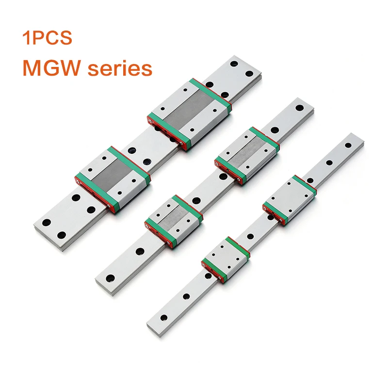 

MGW7 MGW12 MGW9 MGW15 L 100, 200, 500, 600, 800mm linear slide miniature slide 1pc MGW9 linear guide 1pc MGW9H CNC transport