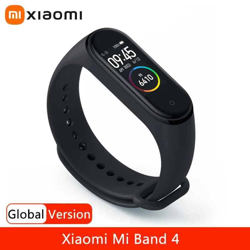 Спортивный смарт-браслет Xiaomi Mi Band 4 фитнес-трекер с AMOLED экраном поддержкой Bluetooth 5 0