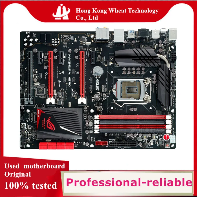 Материнская плата для ASUS Maximus VI Hero разъем LGA 1150 DDR3 SATA3 Intel Z87 оригинальная б/у
