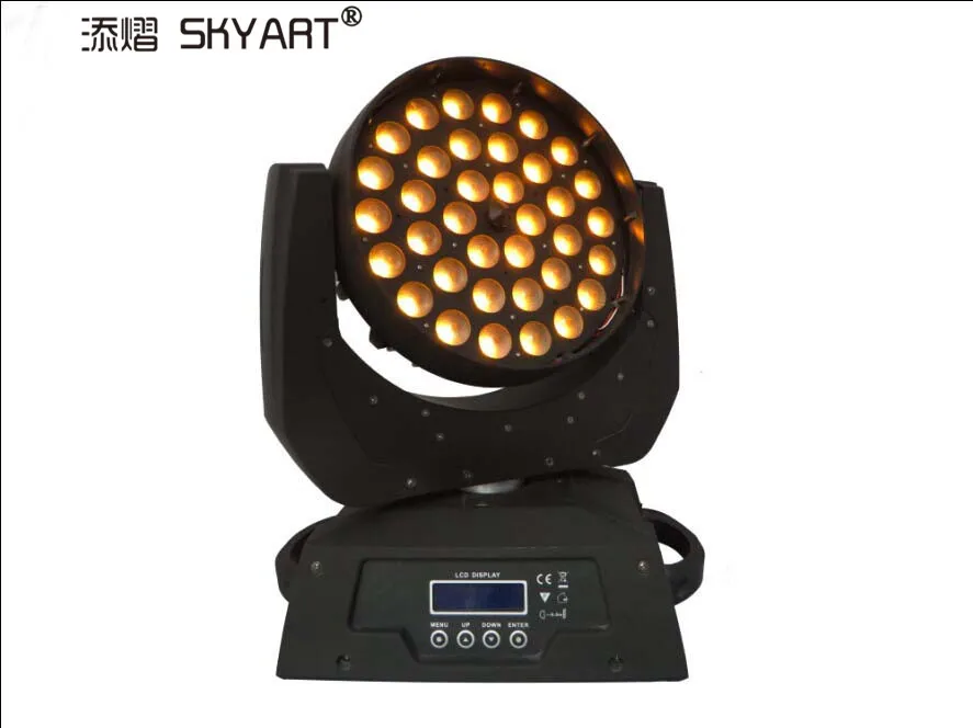 2 шт. Zoom Moving Head мыть свет светодиодный 36x10 Вт RGBW 4в1 или 36x12 Вт 5в1 или 36x15 Вт 6в1 этап