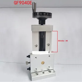 

GF9040E Precision Vertical Slide Table Screw Carriage Z Axis Linear Dovetail One-Dimensional Sliding Table Wide 90 Stroke 40MM