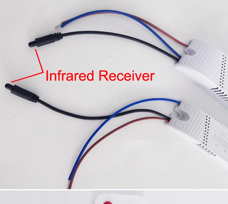 Диммируемый и регулируемый цвет светодиодный инфракрасный пульт дистанционного управления(20-40 Вт) x3(40-60 Вт) x3(40-60 Вт) x5 с пультом дистанционного управления