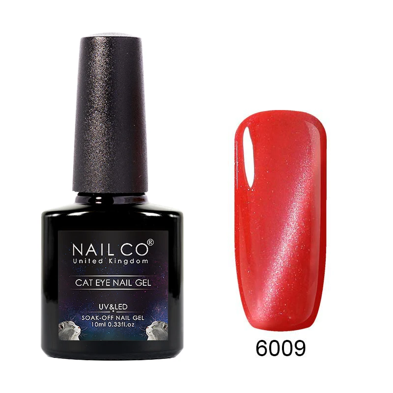 6009 NAILCO Гель-лак для ногтей кошачий глаз 10 мл Радужный цвет УФ светодиодный Гель-лак для ногтей впитывающий лак для ногтей Гель-лак - Цвет: 6009