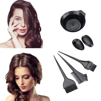 

Newly 5 PC/Set Hair Color Dye Comb Brushes Tool Kit Set Tint Coloring Plastic Set Hair Coloring Dyeing Kit
