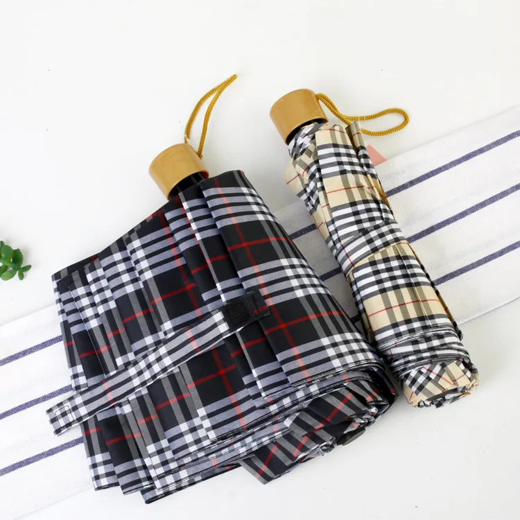 

Cross Border Supply of Goods bao Rip Stop Extra Large Folding Umbrella 10K Valgus Four Rod College Style All-Weather Umbrella