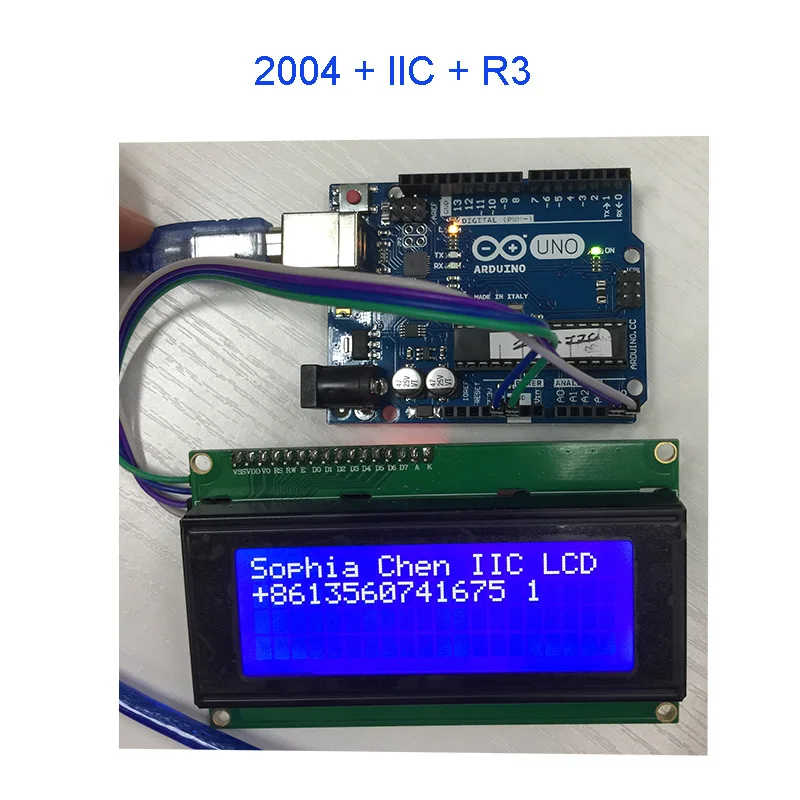 2004 межсоединений интегральных схем I2C 2004A 20х4, ЖК-дисплей символов дисплея, белого, голубого, зеленого и других ЖК-экран 5v UNO R3
