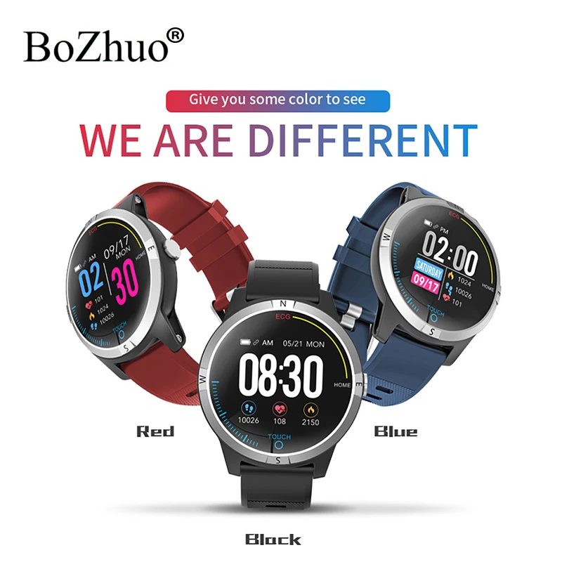 

E101 ECG Smart Watch Men Women Heart Rate Monitor Blood Pressure Wristwatch Fitness Activity Tracker Reloj Inteligente Pedometer
