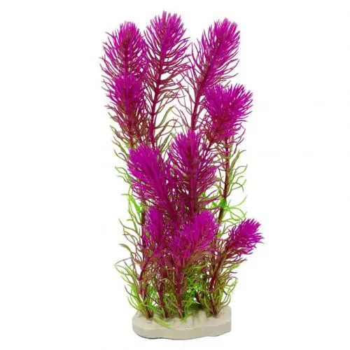 25cm Pink Аквариумный искусственный подводный конский хвост растение водная трава ландшафтное украшение - Цвет: 25cm Pink