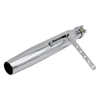 

CNC Chrome Vintage Fashion 38.5/40/43/ 45mm Exhaust Piper for Harley
