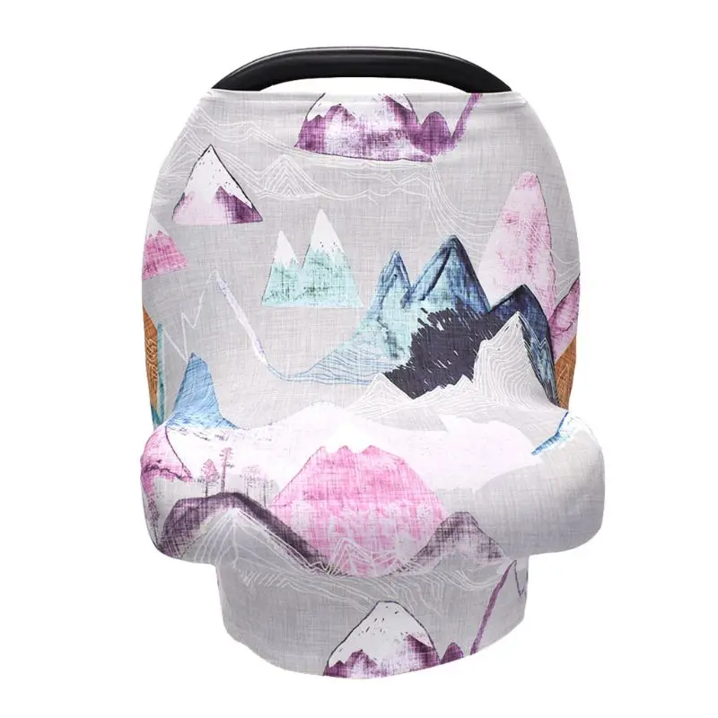 

New Mom Nursing Cover Scarf Canopy Breastfeeding Cover Flowel Multifunction Cape Baby Stroller Cover Infant Car Seat Cover
