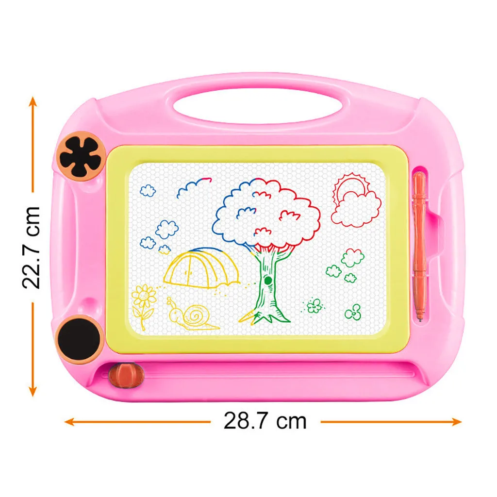 Детская магнитная доска для рисования с держателем, доска для рисования граффити, развивающие игрушки, обучающая игрушка для стола# CL3