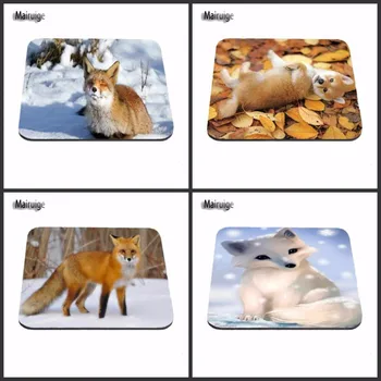 

Small Mouse Pad Gaming Desk Mat Printing Animal Fox Snowflake Best Game Custom Mousepad XL Computer PC 22x18cm/29x25cm/25x20cm