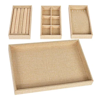 

Can Stack Jewelry Tray, Earring Drawer Embedded Display Box, Ring Earnail, Dressing Table Storage Box, Necklace Clip Box