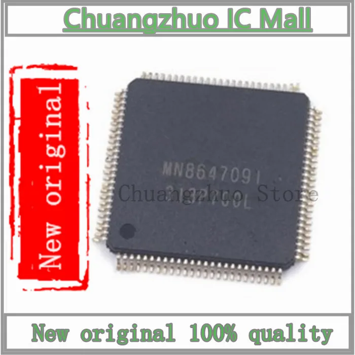 10 шт./лот MN8647091 QFP100 SMD IC Chip новый оригинальный | Электроника